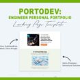 Landing Page Template for Engineer Personal Portfolio