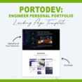 Landing Page Template for Engineer Personal Portfolio