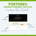 Landing Page Template for Engineer Personal Portfolio