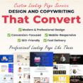 Custom Landing Page Design and Copywriting Service