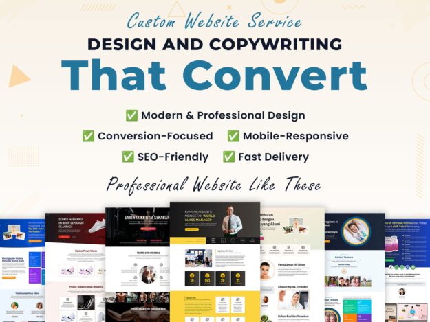 Custom WordPress Website Design and Copywriting Service