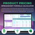 Product Pricing Spreadsheet Formula Calculator Google Sheets & Excel Product Pricing Spreadsheet Formula Calculator Google Sheets & Excel