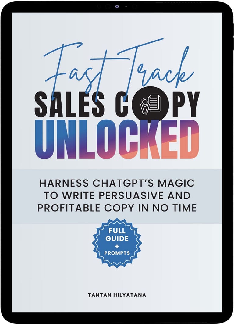 Fast Track Sales Copy Unlocked: Harness ChatGPT’s Magic to Write Persuasive and Profitable Copy in No Time