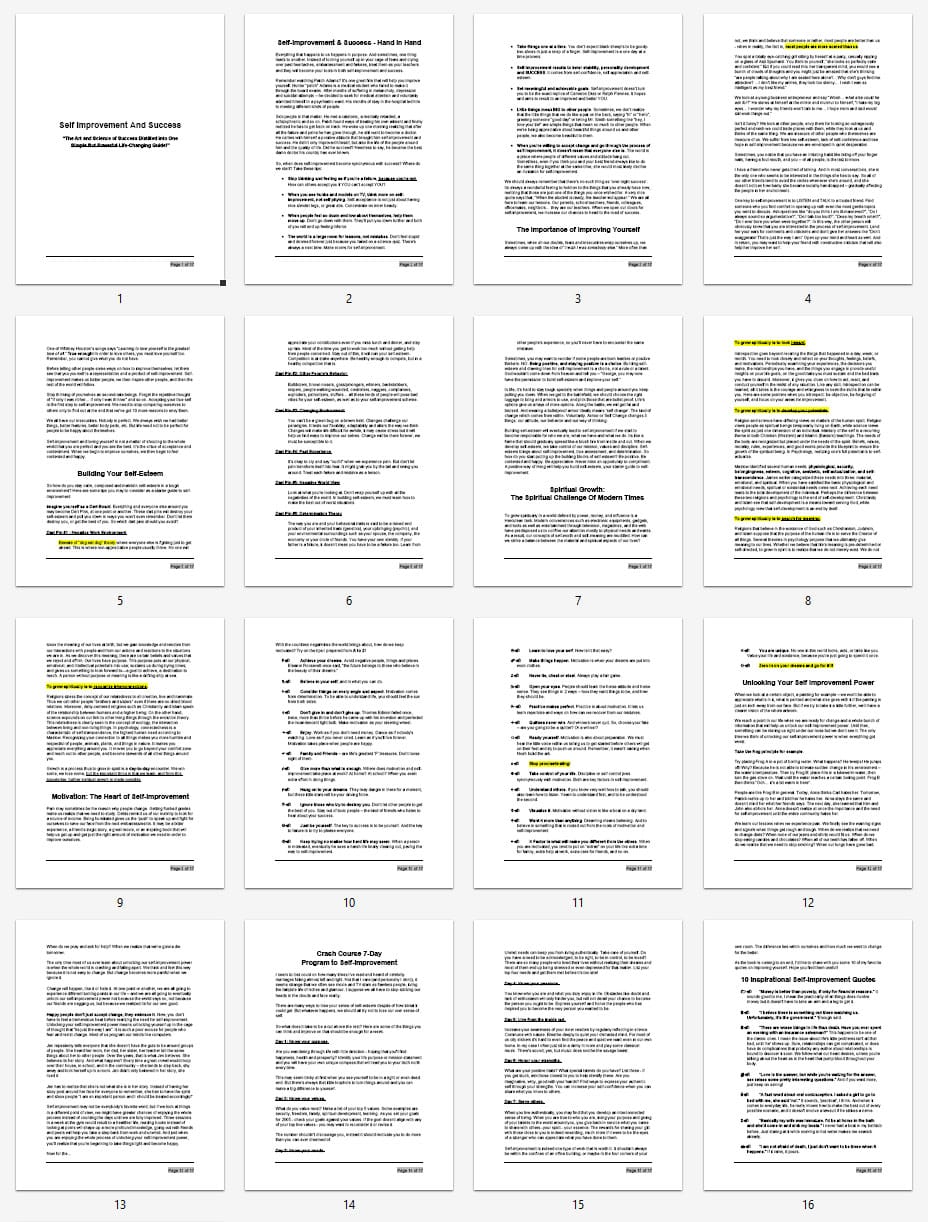 PLR plain ebook no design & no rebranding